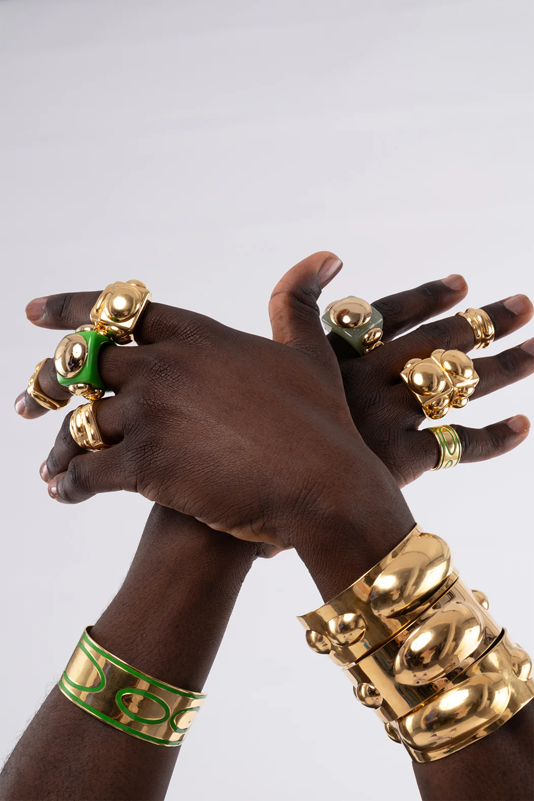 Better Alone Gold Bangle - Image 3