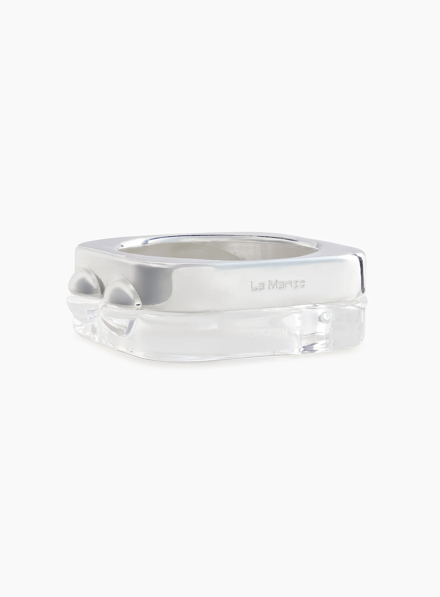 "Best Of Both Worlds" Silver Bangle - Image 3