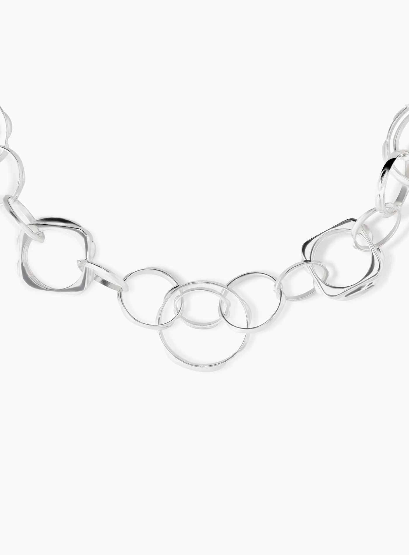 Maxi Silver Modular Necklace - Image 3