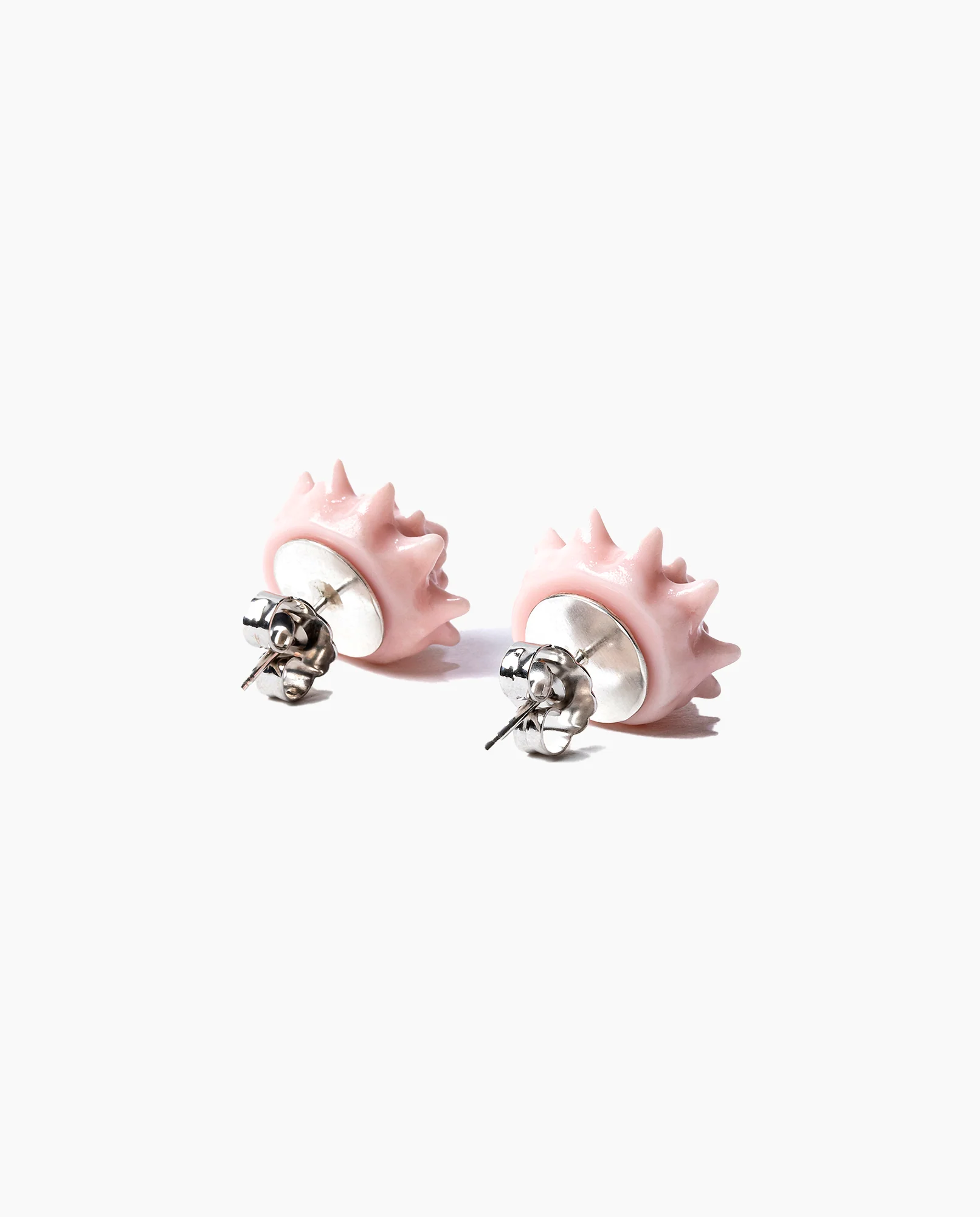 Pink Shell Earrings - Image 3